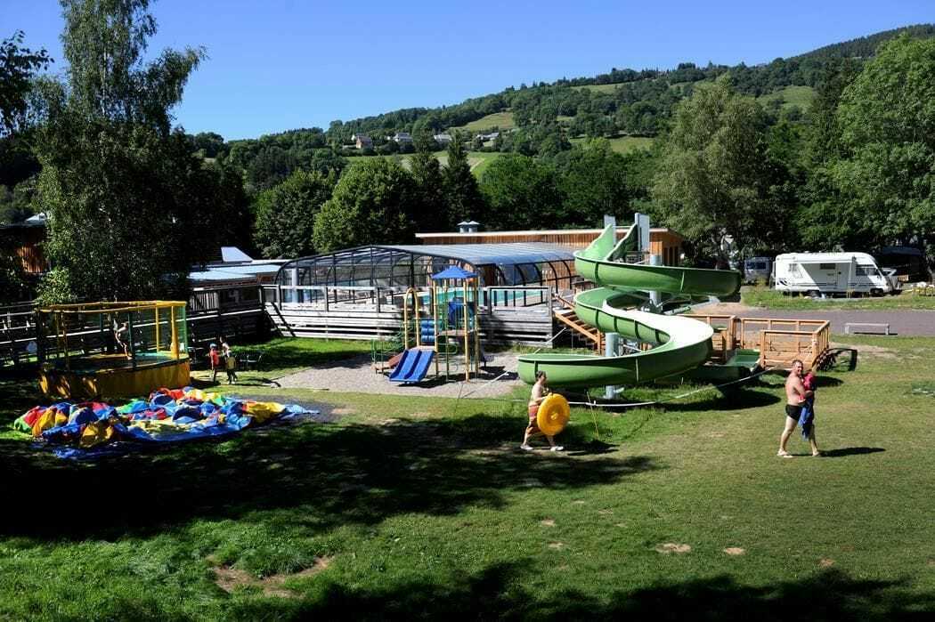 Camping Les Vernieres La Bourboule Exteriér fotografie